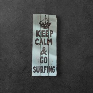 tableau bois keep calm