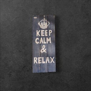 tableau bois keep calm