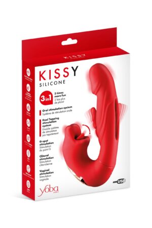 Kissy Vibromasseur rabbit 3-en-1
