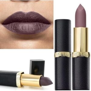 Rouge à lèvres - L’Oréal Paris - LMU RAL CRMatteNu 908 - Couleur mate éclatante - Violet -