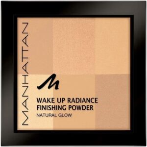 Manhattan 001 Ivory Wake Up Radiance Finishing Powder Poudre avec Nuances mates et brillantes