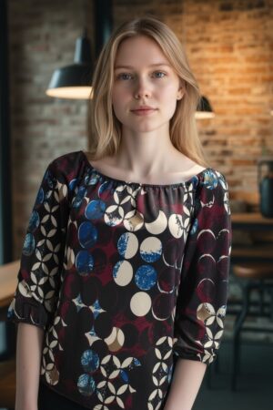 Top manches 3/4 Girls & love Taille M