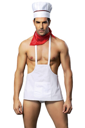 Tenue H Cuisinier 4 pcs Blanc