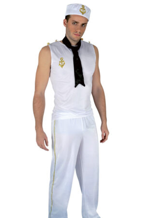 Tenue Marin Homme 4pcs Blanc